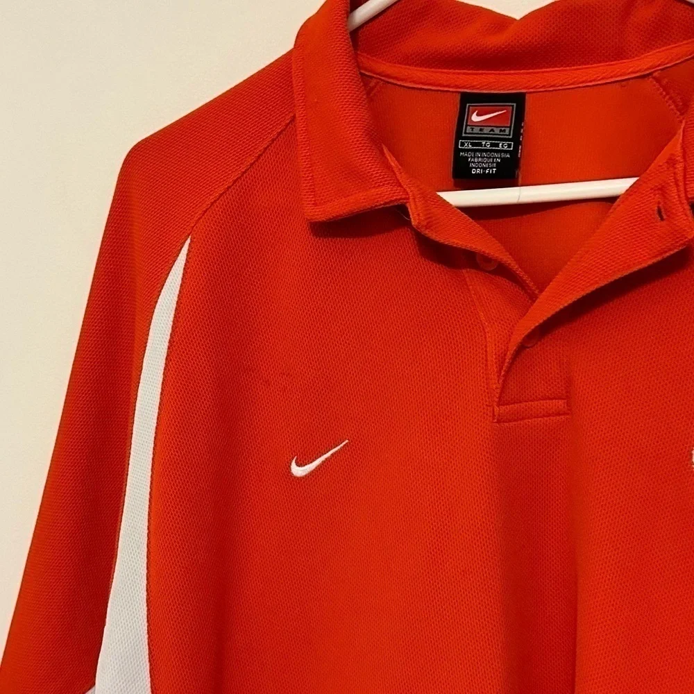 Nike Clemson Dri Fit Collar Shirt Sz-XL polo